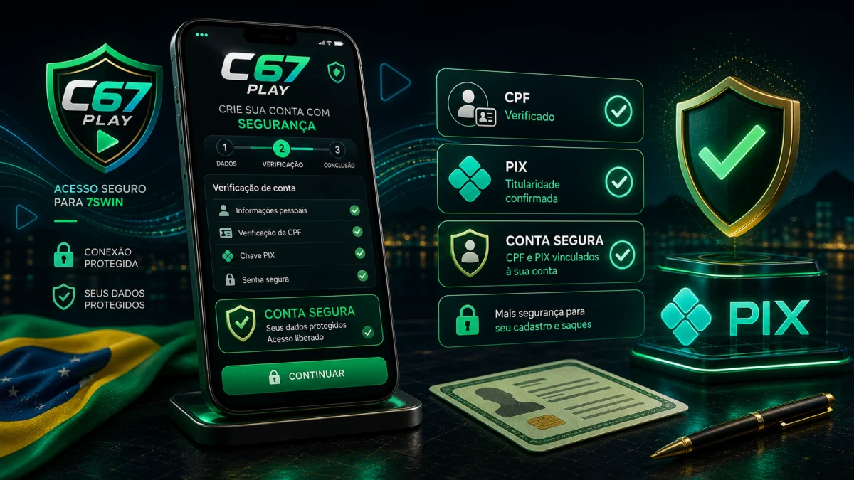 C67 Play - Cadastro CPF e Pix